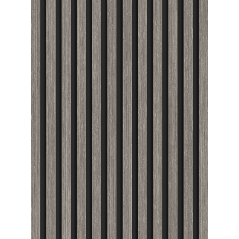 Mexen Lam-B vzorka nástenných lamiel 275 x 30 cm, HDF doska 4 mm, technická dýha, Strieborný Dub - S100-007-S