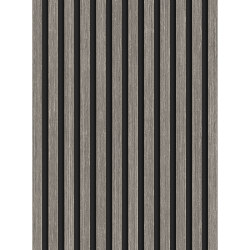 Mexen Lam-B vzorka nástenných lamiel, doska HDF 4 mm, technická dyha, Strieborný Dub - S100-007-S