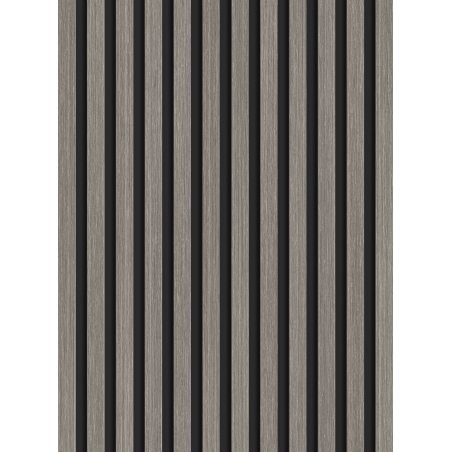 Mexen Lam-B vzorka nástenných lamiel, doska HDF 4 mm, technická dyha, Strieborný Dub - S100-007-S