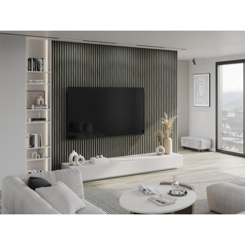 Mexen Lam-B vzorka stenových lamiel, doska HDF 4 mm, technická dyha, Dub Heritage - S100-008-S