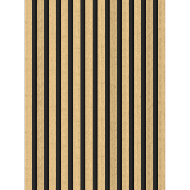 Mexen Lam-B vzorka stenových lamiel, doska HDF 4 mm, technická dyha, Prírodný Bambus - S100-011-S