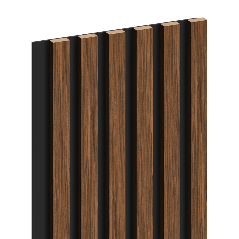 Mexen Lam-B vzorka nástenných lamel 275 x 30 cm, doska HDF 4 mm, technická dyha, Rubínový mahagón - S100-013-S