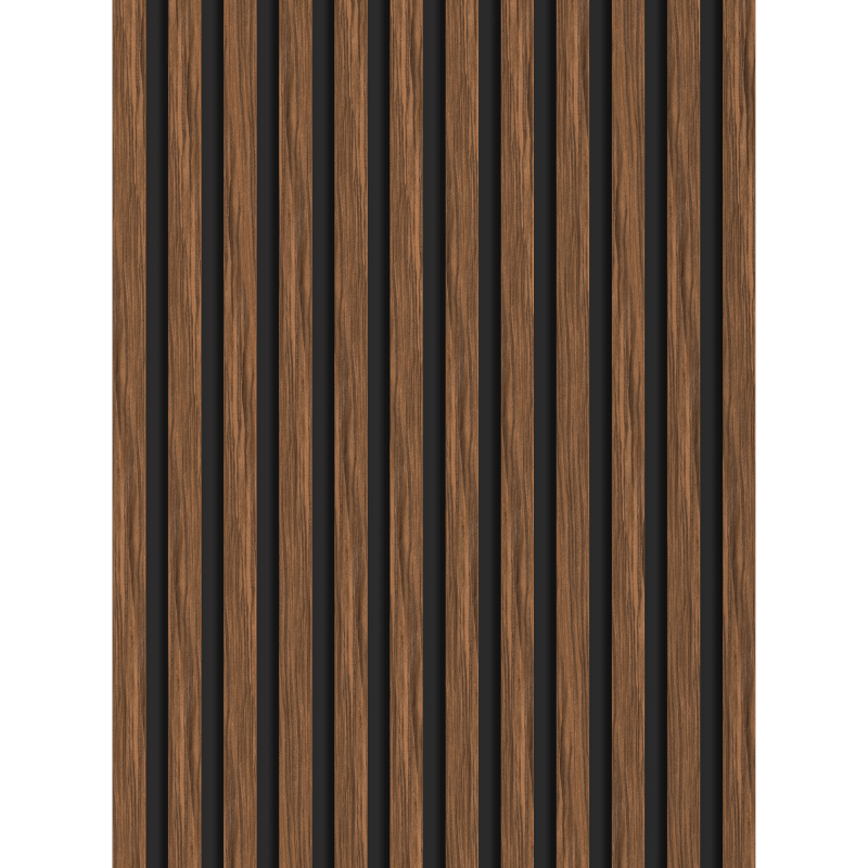 Mexen Lam-B vzorka nástenných lamel 275 x 30 cm, doska HDF 4 mm, technická dyha, Rubínový mahagón - S100-013-S