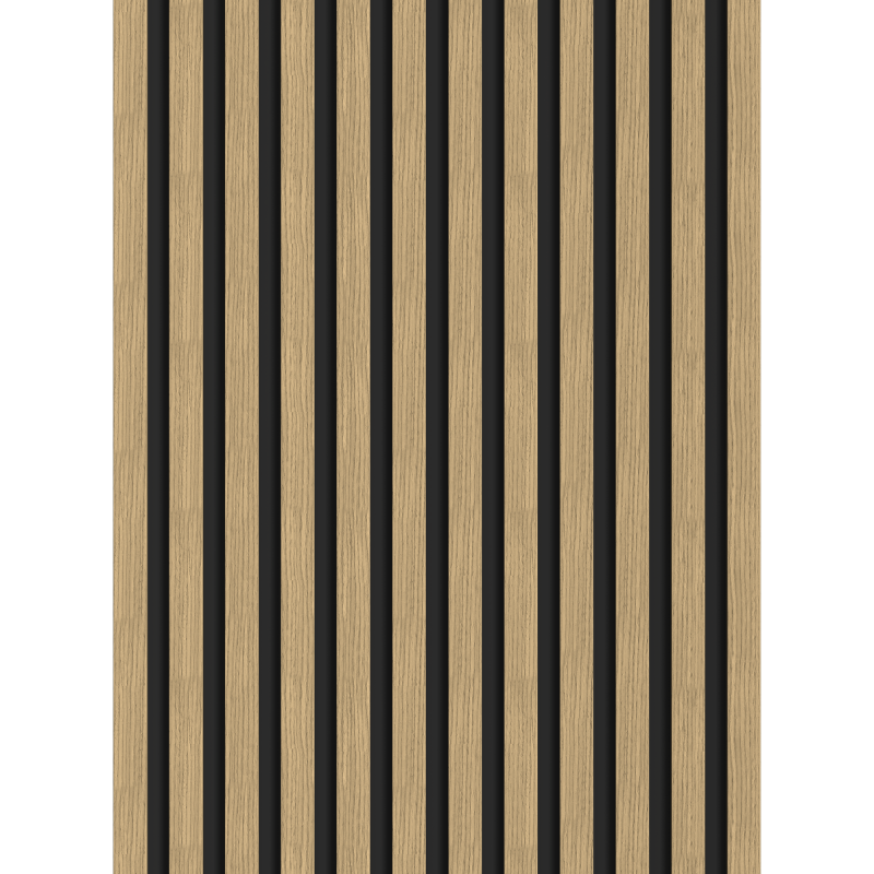 Mexen Lam-B vzorka stenových lamiel, HDF doska 4 mm, technická dyha, Ľanový Orech - S100-015-S