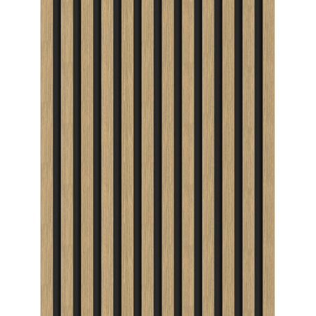 Mexen Lam-B vzorka stenových lamiel, HDF doska 4 mm, technická dyha, Ľanový Orech - S100-015-S