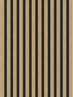 Mexen Lam-B vzorka nástenných lamiel 275 x 30 cm, HDF doska 4 mm, technická dyha, Orech Ľanový - S100-015-S