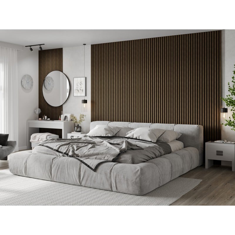 Mexen Lam-B vzorka nástenných líšt 275 x 30 cm, HDF doska 4 mm, technická dyha, prírodný orech - S100-016-S