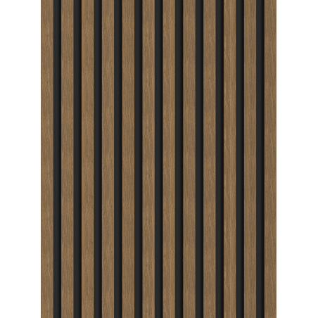 Mexen Lam-B vzorka nástenných líšt 275 x 30 cm, HDF doska 4 mm, technická dyha, prírodný orech - S100-016-S