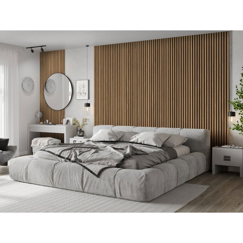 Mexen Lam-B vzorka stenových lamiel 275 x 30 cm, doska HDF 4 mm, technická dyha, Svetlý orech - S100-017-S