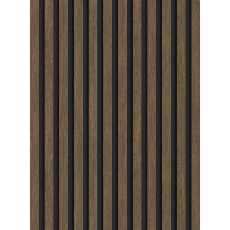 Mexen Lam-B vzorka stenových líšt, doska HDF 4 mm, technická dyha, Kakaový Orech - S100-018-S