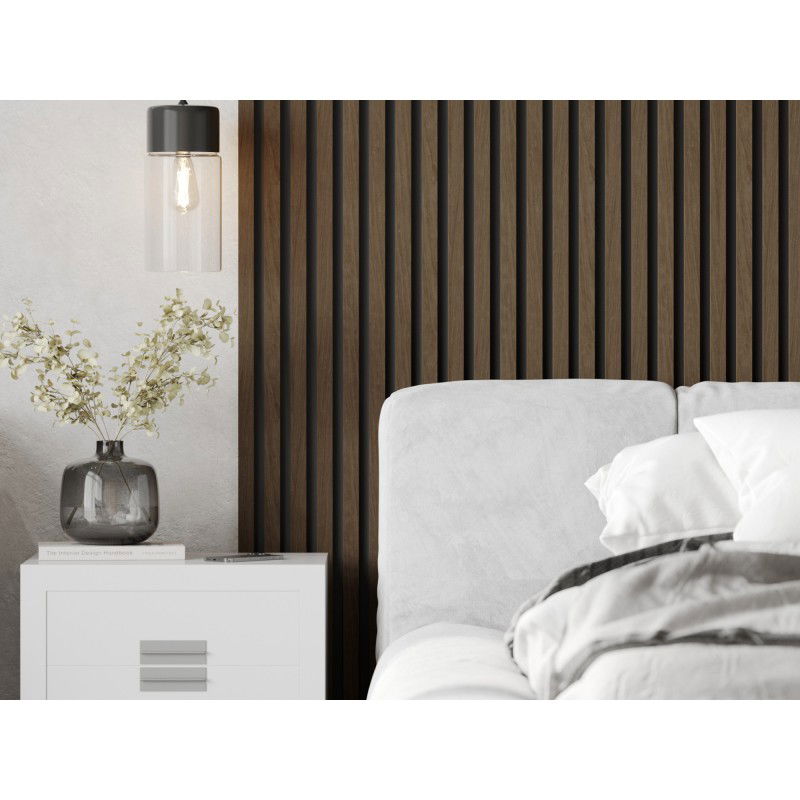 Mexen Lam-B vzorka stenových líšt, HDF doska 4 mm, technická dyha, Espresso orech - S100-019-S