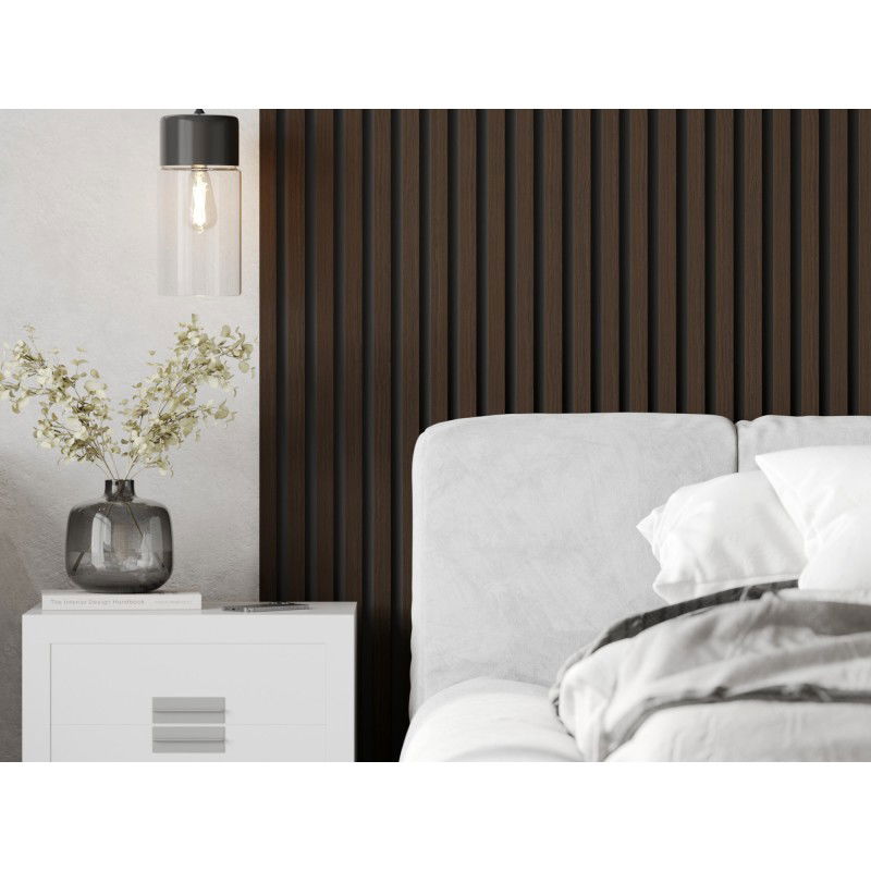 Mexen Lam-B vzorka stenového lamelu, HDF doska 4 mm, technická dyha, Orech Palisander - S100-021-S