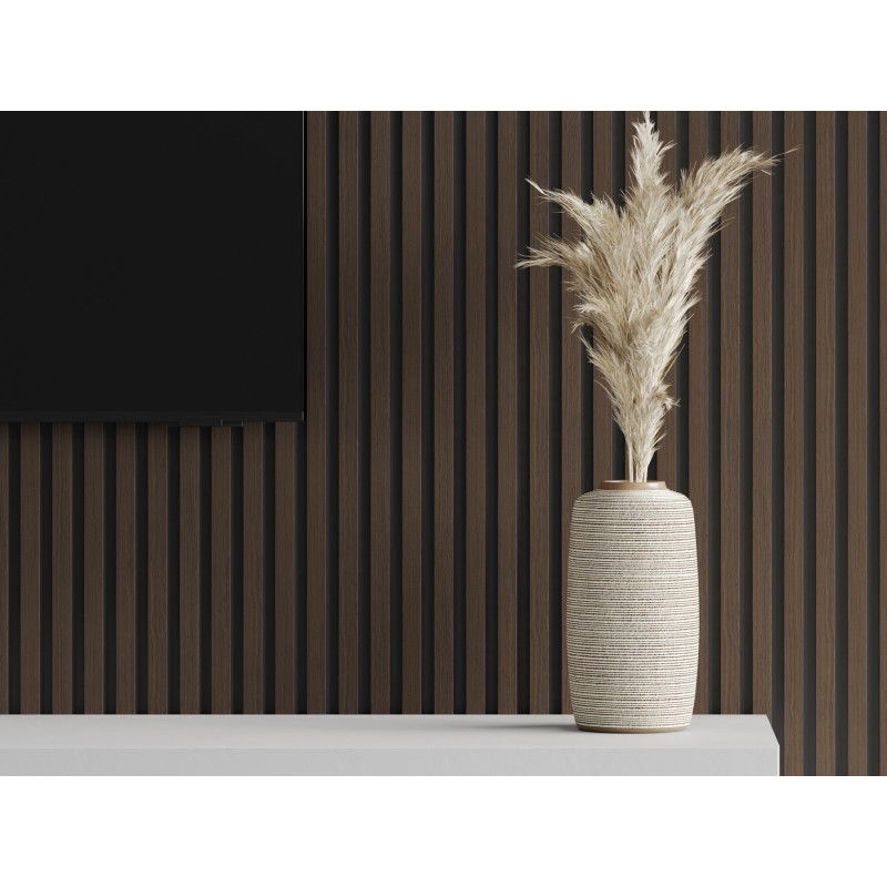 Mexen Lam-B vzorka stenových lamiel 275 x 30 cm, HDF doska 4 mm, technická dyha, Orech Palisander - S100-021-S