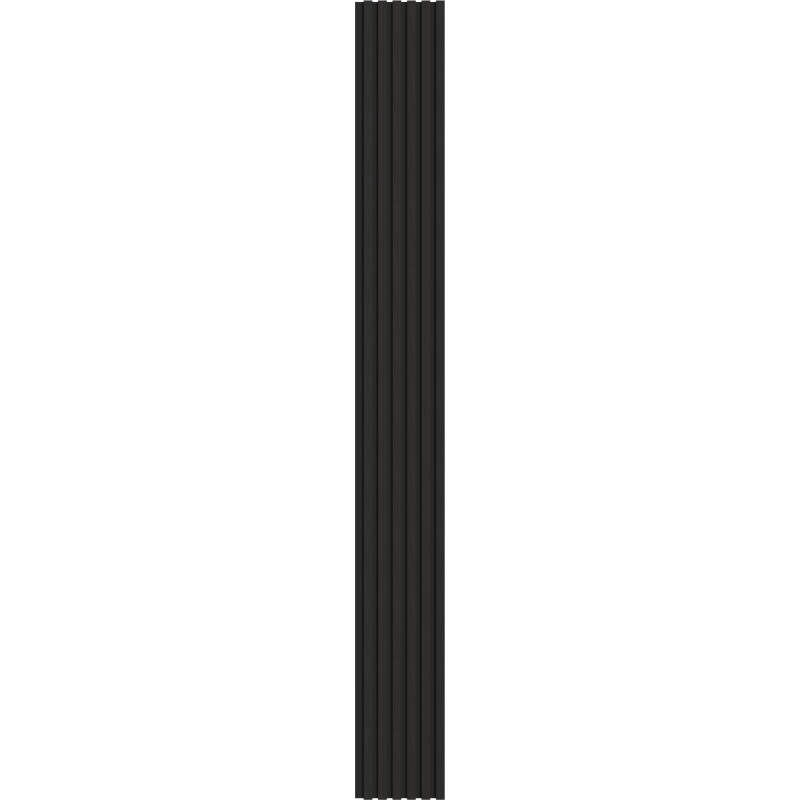 Mexen Lam-B vzorka nástenných lamiel 275 x 30 cm, doska HDF 4 mm, technická dyha, Čierny Eben - S100-023-S