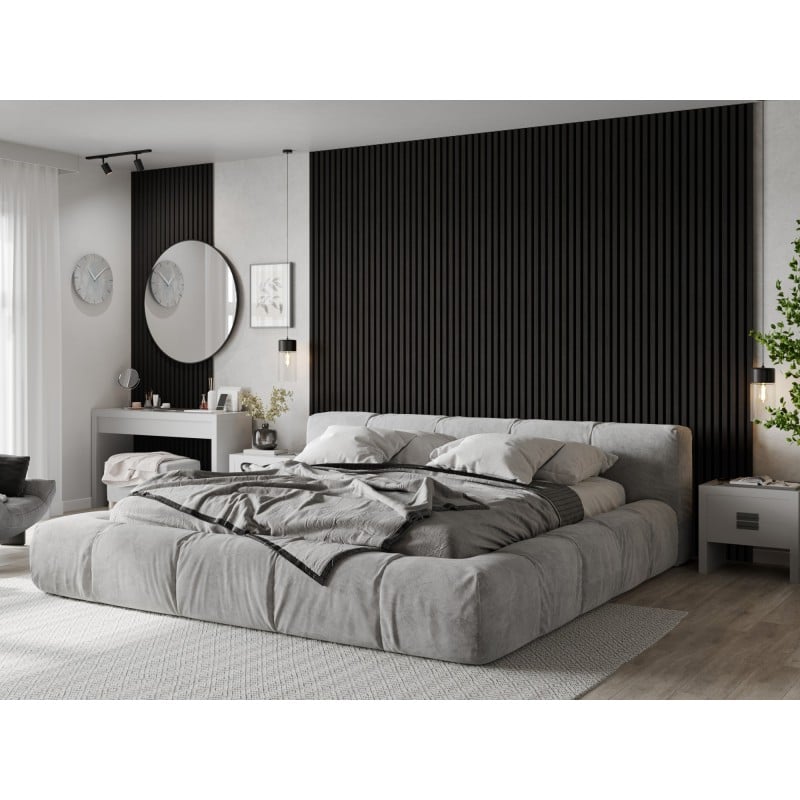 Mexen Lam-B vzorka nástenných lamiel 275 x 30 cm, doska HDF 4 mm, technická dyha, Čierny Eben - S100-023-S