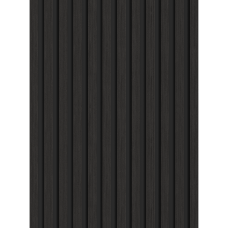 Mexen Lam-B vzorka nástenných lamiel, doska HDF 4 mm, technická dyha, Eben Čierny - S100-023-S