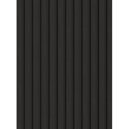 Mexen Lam-B vzorka nástenných lamiel, doska HDF 4 mm, technická dyha, Eben Čierny - S100-023-S