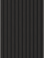 Mexen Lam-B vzorka nástenných lamiel, doska HDF 4 mm, technická dyha, Eben Čierny - S100-023-S