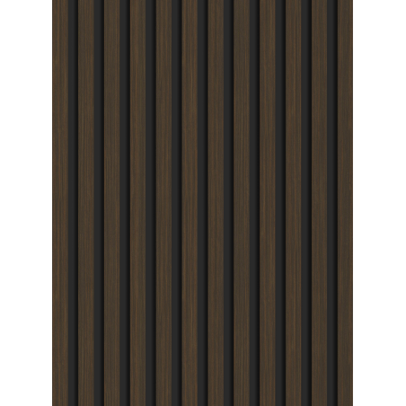 Mexen Lam-B vzorka stenových lamiel 275 x 30 cm, HDF doska 4 mm, technická dyha, Tmavý Orech - S100-024-S