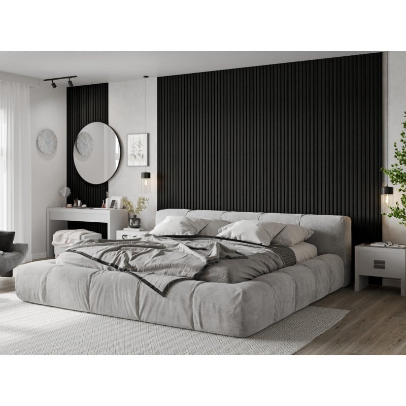 Mexen Lam-B vzorka stenových lamiel 275 x 30 cm, HDF doska 4 mm, technická dyha, Strieborný Čierny Dub - S100-025-S