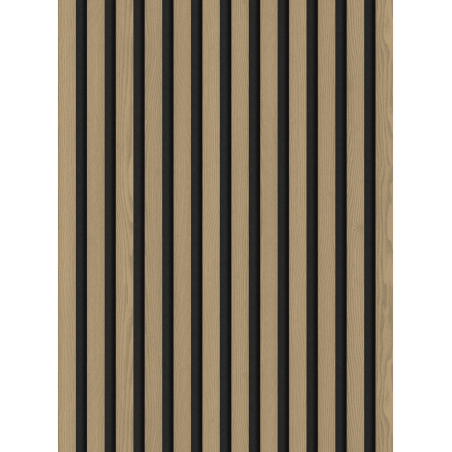 Mexen Lam-F vzorka akustických stenových lamiel 275 x 30 cm, plsť 8 mm, technická dyha, Ušľachtilý Dub - S105-004-S