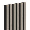 Mexen Lam-F vzorka akustických nástenných lamiel 275 x 30 cm, plsť 8 mm, technická dyha, Popolavý Dub - S105-005-S