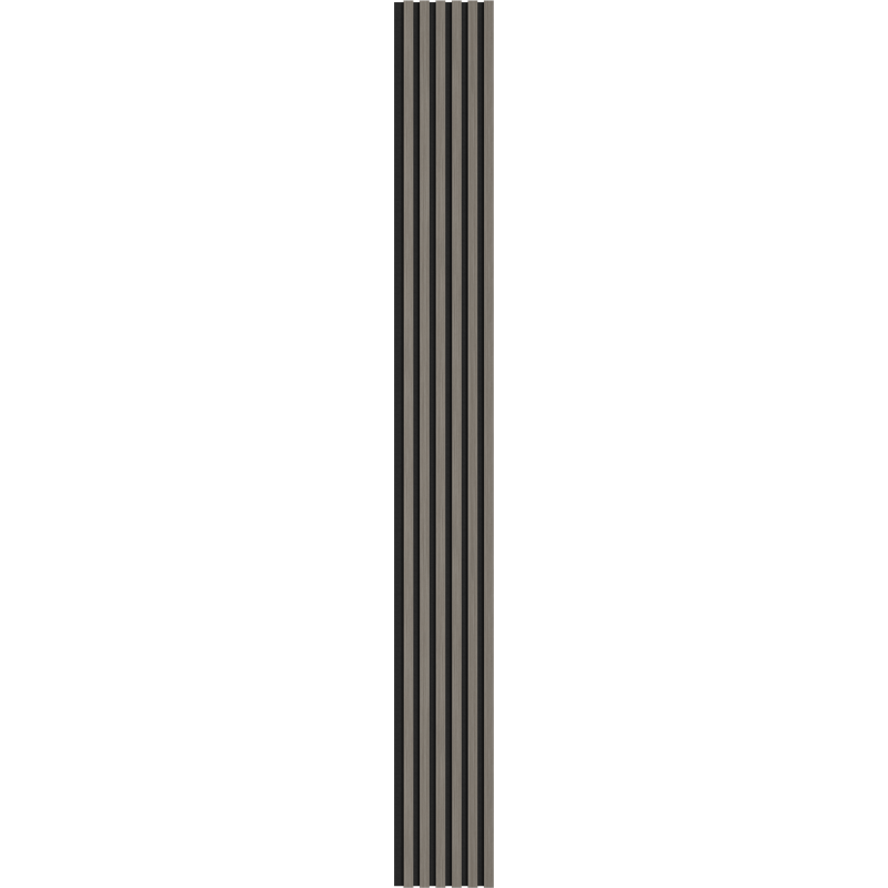 Mexen Lam-F vzorka akustických stenových lamiel 275 x 30 cm, plsť 8 mm, technická dyha, oceľový dub - S105-006-S