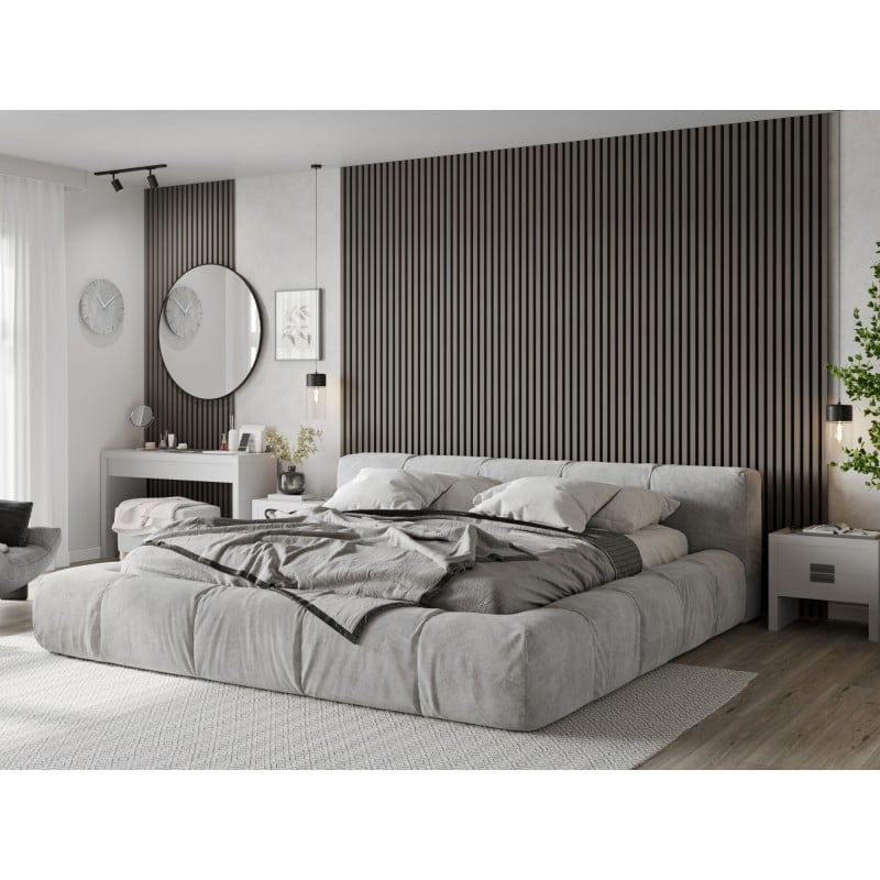 Mexen Lam-F vzorka akustických stenových lamiel 275 x 30 cm, plsť 8 mm, technická dyha, oceľový dub - S105-006-S