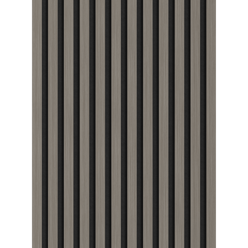 Mexen Lam-F vzorka akustických stenových lamiel 275 x 30 cm, plsť 8 mm, technická dyha, oceľový dub - S105-006-S