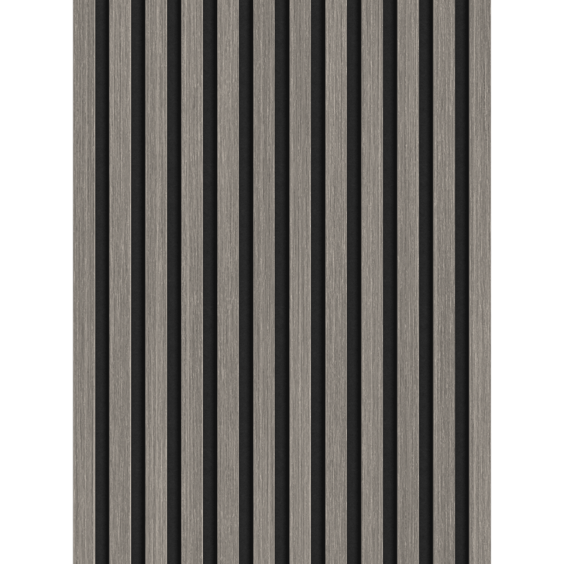 Mexen Lam-F vzorka akustických nástenných lamiel 275 x 30 cm, plsť 8 mm, technická dyha, Strieborno-dubová - S105-007-S