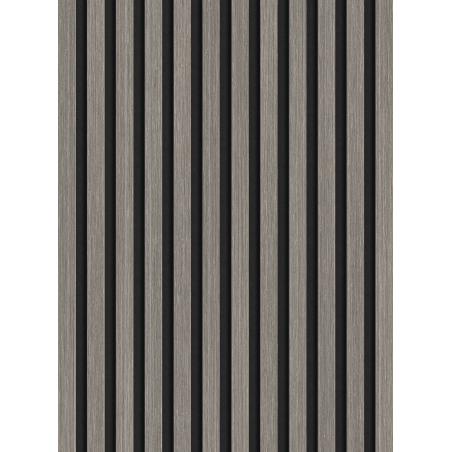 Mexen Lam-F vzorka akustických nástenných lamiel 275 x 30 cm, plsť 8 mm, technická dyha, Strieborno-dubová - S105-007-S