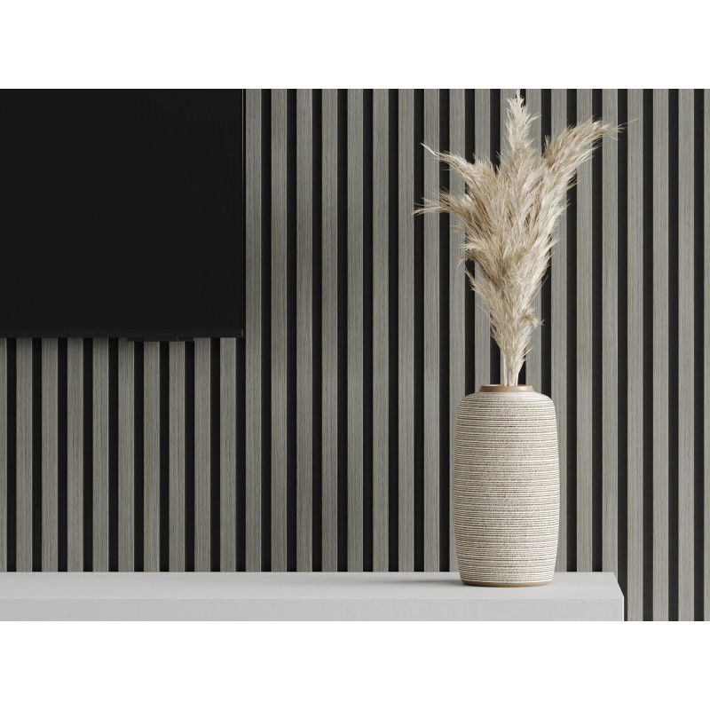 Mexen Lam-F vzorka akustických stenových lamiel 275 x 30 cm, plsť 8 mm, technická dyha, Dub Heritage - S105-008-S