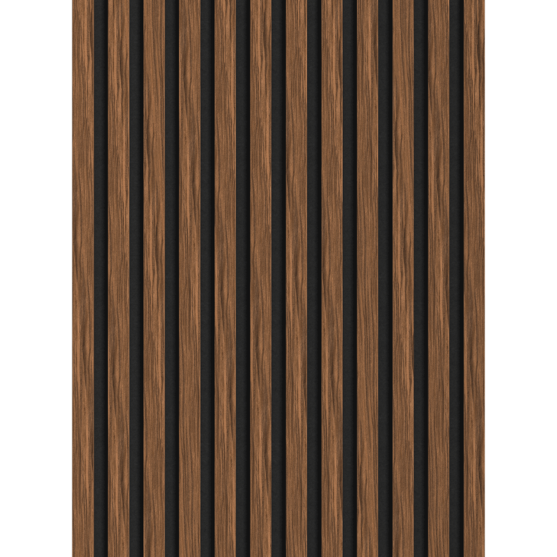 Mexen Lam-F vzorka akustických nástenných lamiel, plsť 8 mm, technická dyha, Rubínový mahagón - S105-013-S