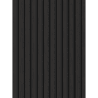 Mexen Lam-F vzorka akustických stenových lamiel 275 x 30 cm, plsť 8 mm, technická dyha, Čierny Eben - S105-023-S
