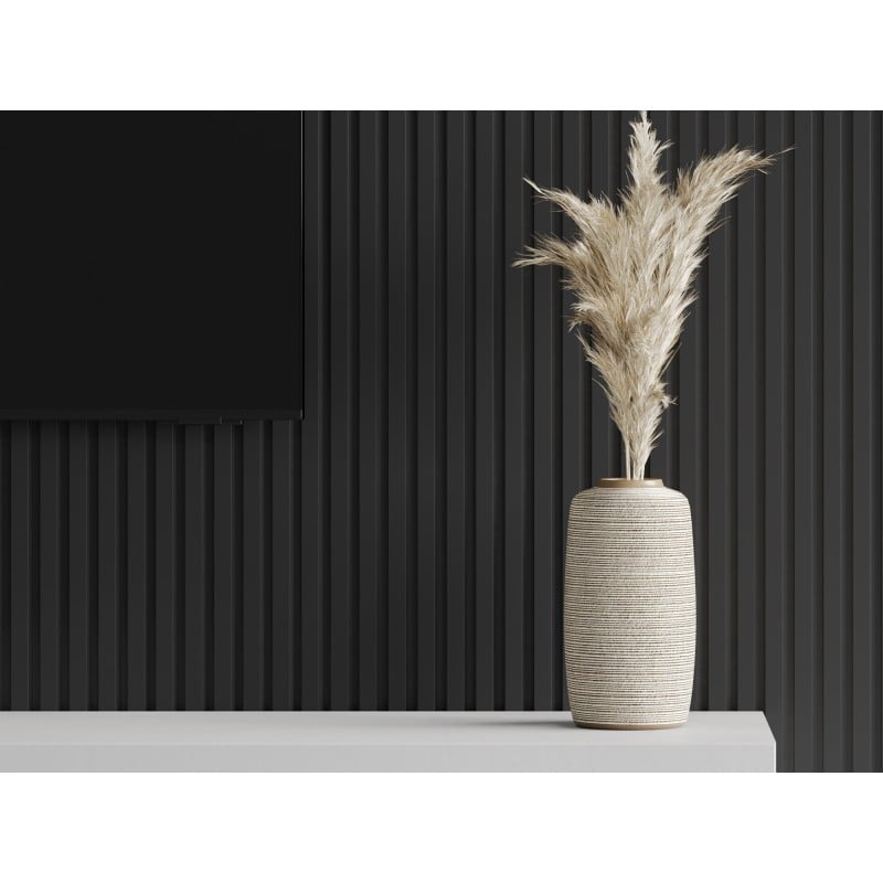 Mexen Lam-B vzorka stenových lamiel 275 x 31,5 cm, doska HDF 4 mm, Čierny Mat - S100-053-S