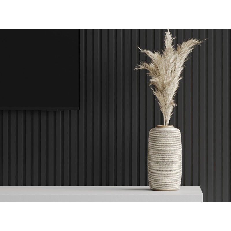 Mexen Lam-B vzorka stenových lamiel, doska HDF 4 mm, čierny mat - S100-053-S