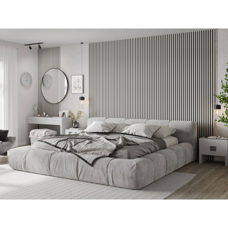 Mexen Lam-B vzorka stenových lamiel, HDF doska 4 mm, Biela Lesk - S100-054-S