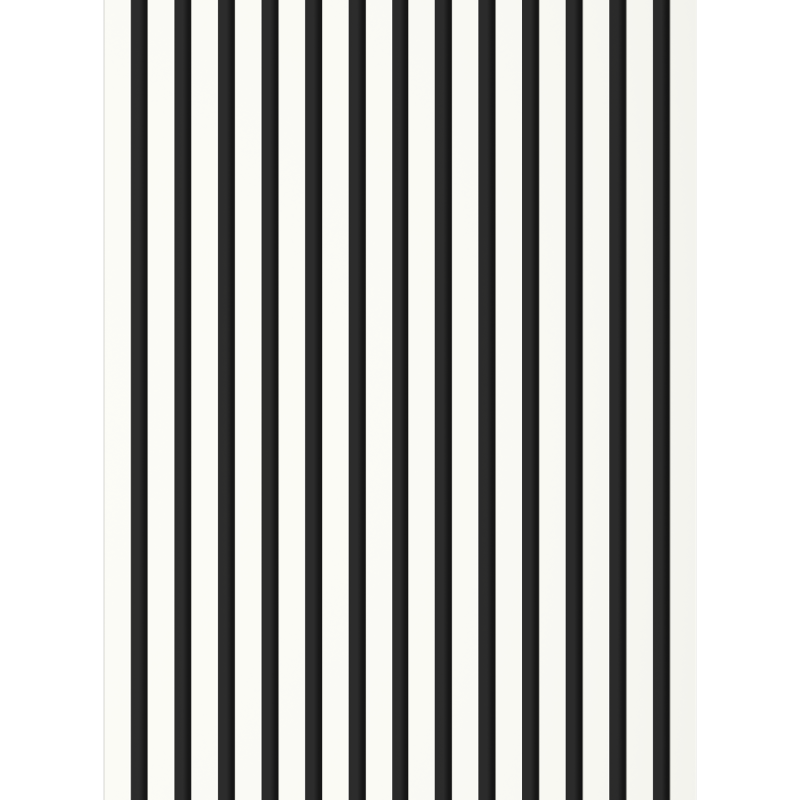 Mexen Lam-B vzorka stenových líšt 275 x 31,5 cm, HDF doska 4 mm, Biely Lesk - S100-054-S