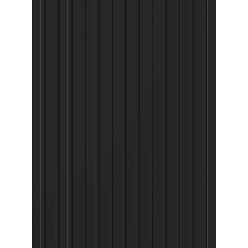 Mexen Lam-B vzorka stenových lamiel 275 x 31,5 cm, HDF doska 4 mm, Čierny Lesk - S100-055-S
