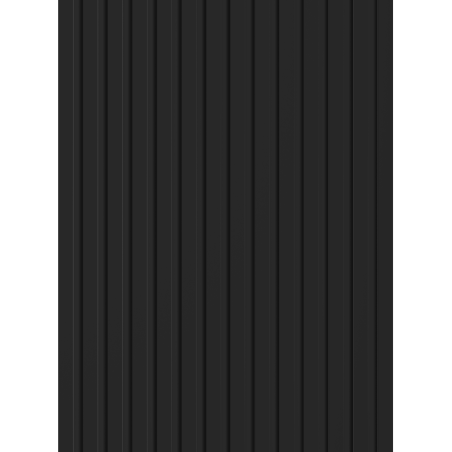 Mexen Lam-B vzorka stenových lamiel 275 x 31,5 cm, HDF doska 4 mm, Čierny Lesk - S100-055-S