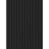 Mexen Lam-B vzorka stenových lamiel 275 x 31,5 cm, HDF doska 4 mm, Čierny Lesk - S100-055-S