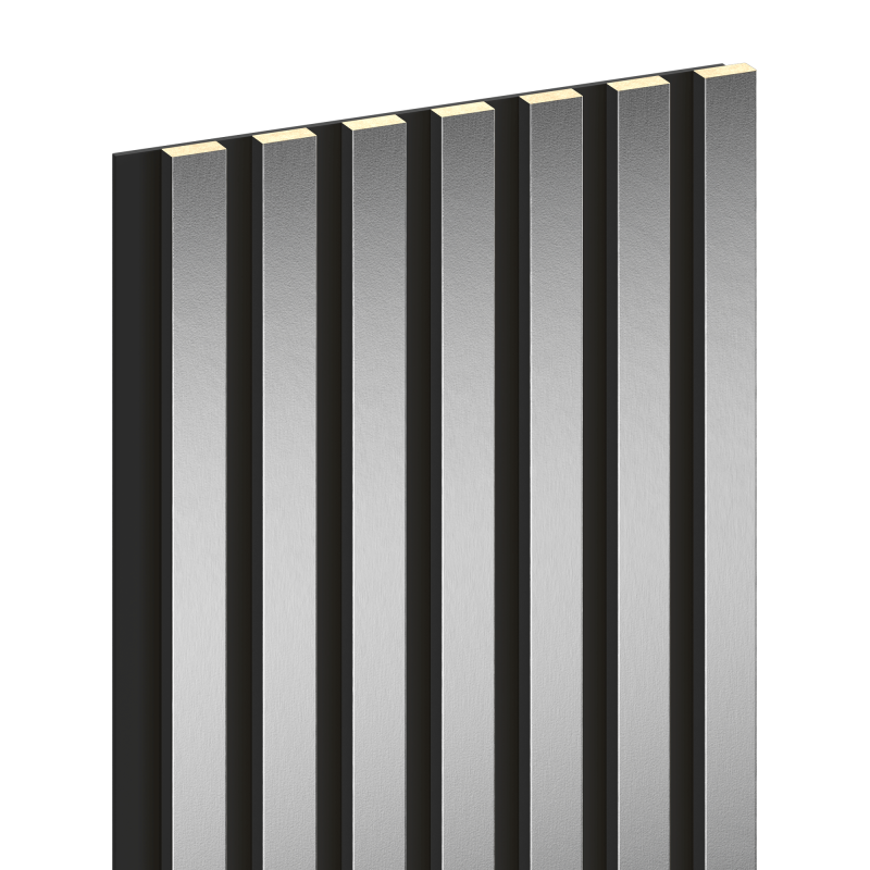 Mexen Lam-B vzorka nástenných lamiel, doska HDF 4 mm, Strieborný - S100-056-S