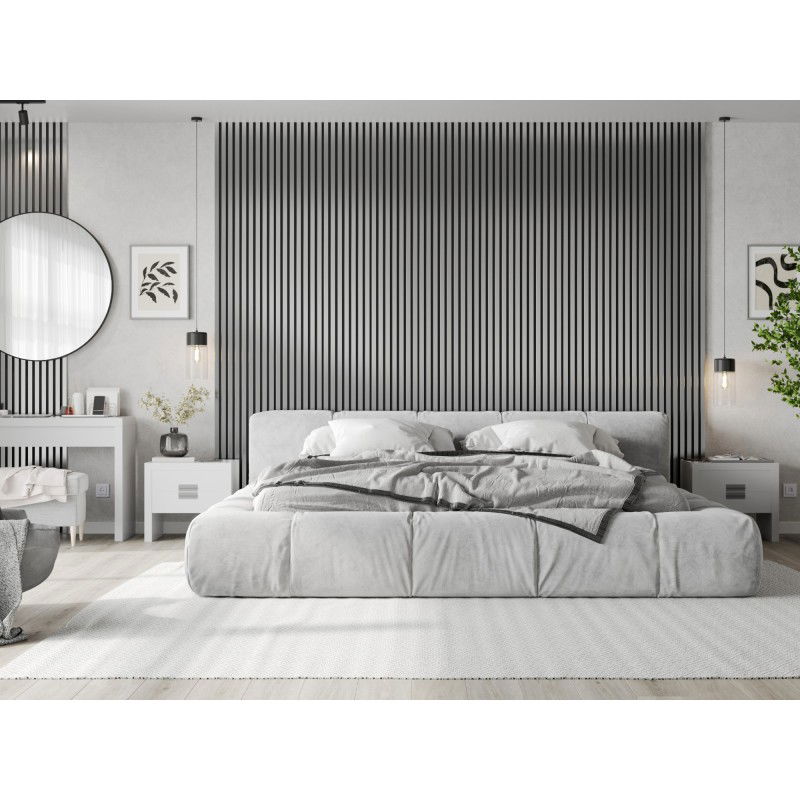 Mexen Lam-B vzorka nástenných lamiel, doska HDF 4 mm, Strieborný - S100-056-S