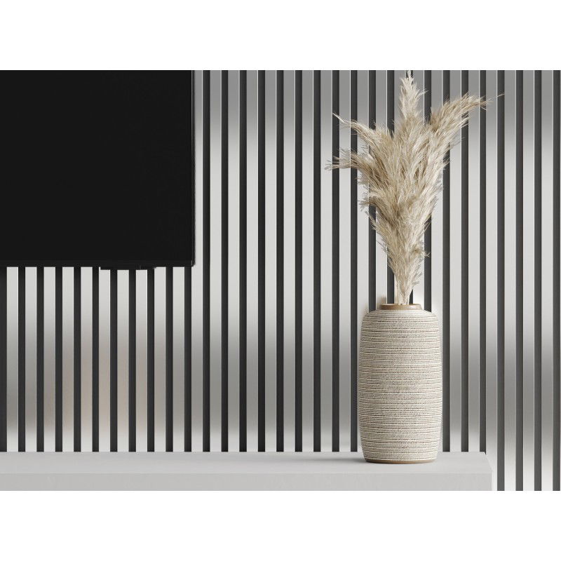 Mexen Lam-B vzorka nástenných lamiel, doska HDF 4 mm, Strieborný - S100-056-S