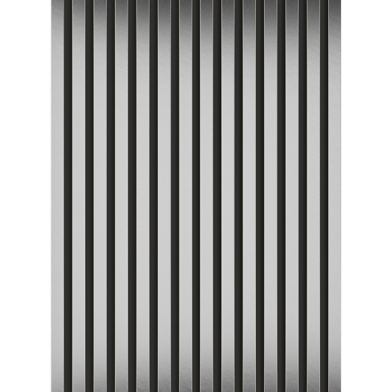 Mexen Lam-B vzorka nástenného panelu 275 x 31,5 cm, HDF doska 4 mm, Strieborná - S100-056-S