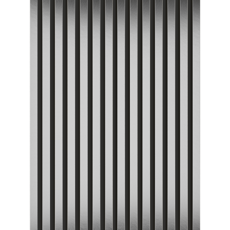 Mexen Lam-B vzorka nástenných lamiel, doska HDF 4 mm, Strieborný - S100-056-S