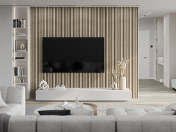 Mexen Lam-B vzorka steny lamely 275 x 31,5 cm, doska HDF 4 mm, Dub Perlový - S100-058-S