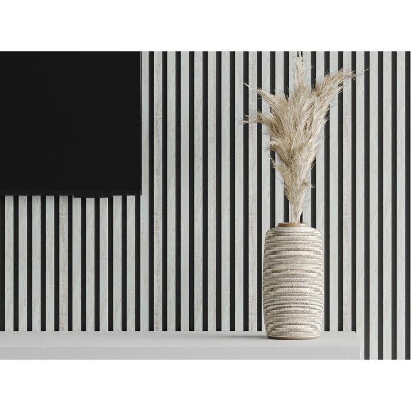 Mexen Lam-B vzorka stenových lamiel, doska HDF 4 mm, Ľadový Dub - S100-061-S