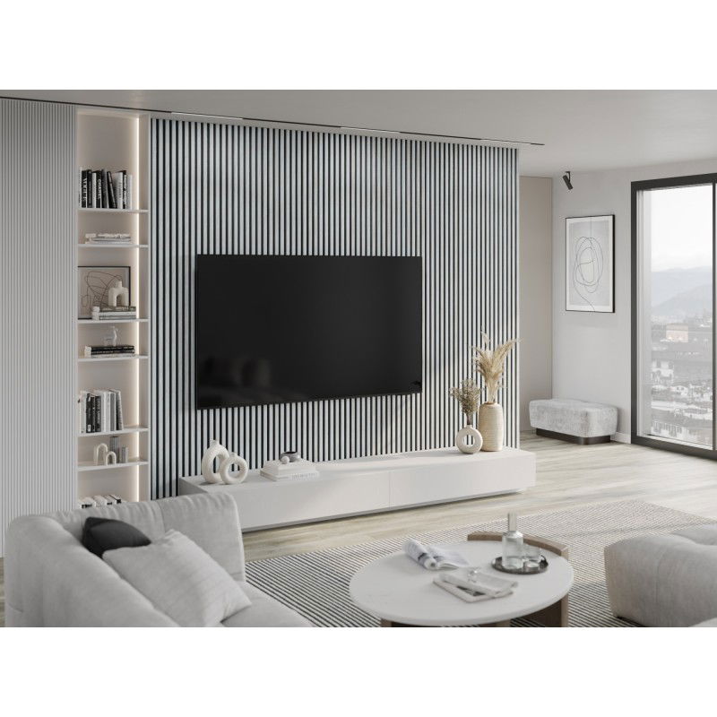 Mexen Lam-B vzorka stenových lamiel, doska HDF 4 mm, Ľadový Dub - S100-061-S