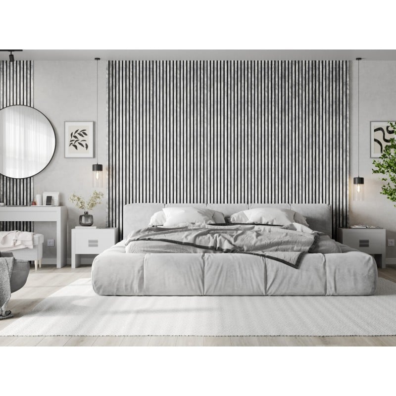 Mexen Lam-B vzorka stenových panelov, HDF doska 4 mm, Biely Dub - S100-064-S